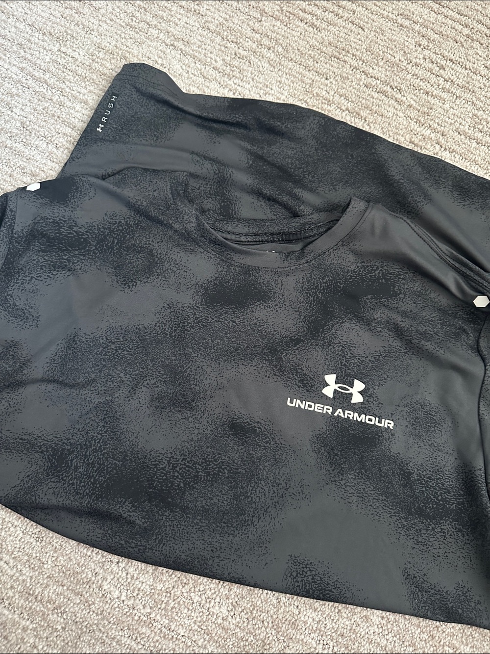 Under Armour Black Short-Sleeve Logo Training Tee